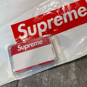 Supreme name tags